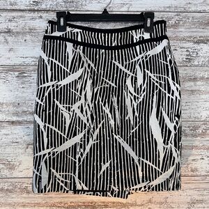 The Limited Black and White Women's Pencil Skirt